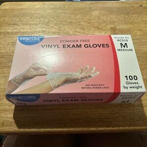 Procure Vinyl Exam Gloves - Medium